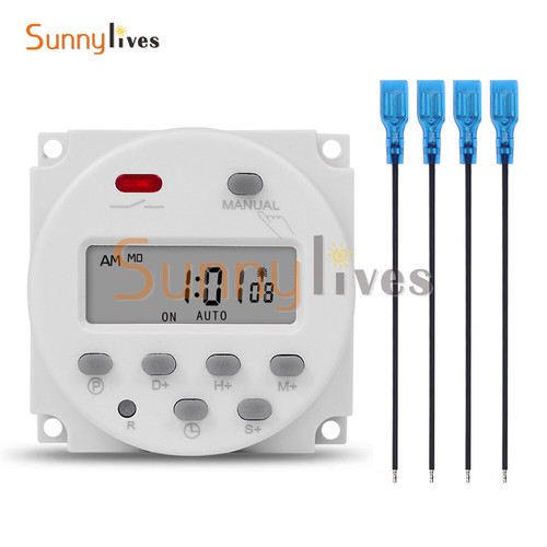 DC12/24V AC110V/220V Timer Switch Digital LCD Programmable Control Time Relay - Picture 73 of 108