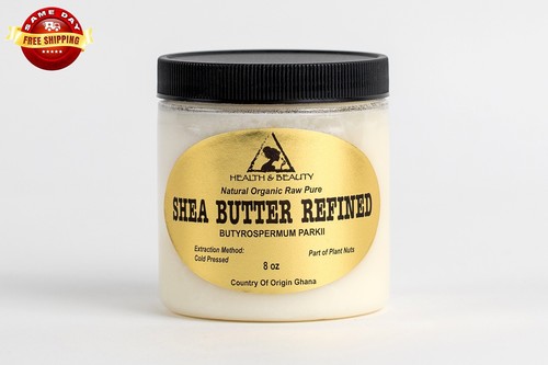 SHEA BUTTER REFINED ORGANIC RAW COLD PRESSED GRADE A FROM GHANA 100% PURE 8 OZ - Picture 12 of 12