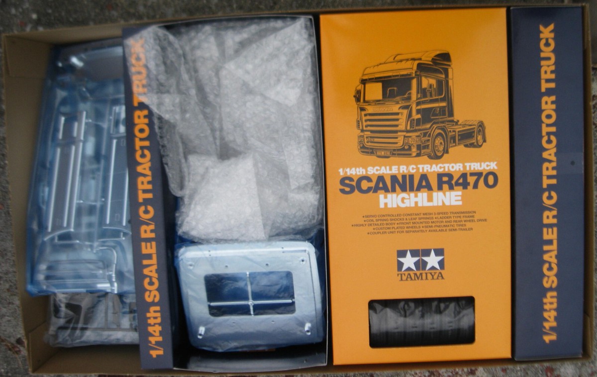 Tamiya Scania R470 Highline 1/14 Scale RC Tractor Truck Metallic