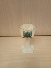 Crested China Glastonbury Ancient Salt Cellar. Castleford Crest. WH Goss (ST2)
