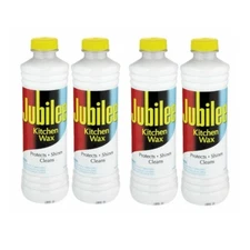 Jubilee Kitchen Wax & Cleaner For Appliance Surface & Bathroom 15 Oz. (4 Pack)