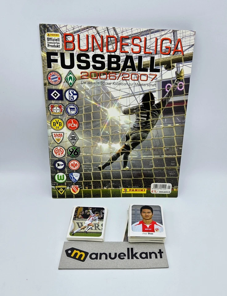 Fussball 2006 2007 Bundesliga Album Vide + Set Complet Autocollants Footballeurs - Photo 1/1