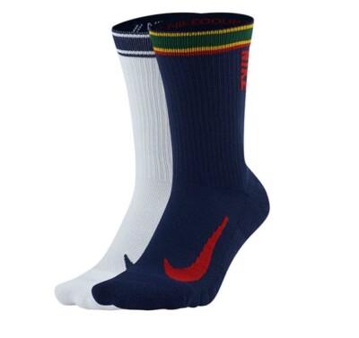 New Nike Court Multiplier Max Crew Sock (2 Pair) Large Men's 8-12