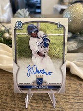 2023 Bowman Chrome JUAN OLMOS 1st Chrome Auto Kansas City Royals Future ⭐️! 🔥🔥