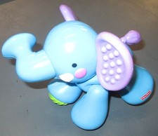 Fisher Price Brand Elephant For Sing and Go Train Mild Wear Blue