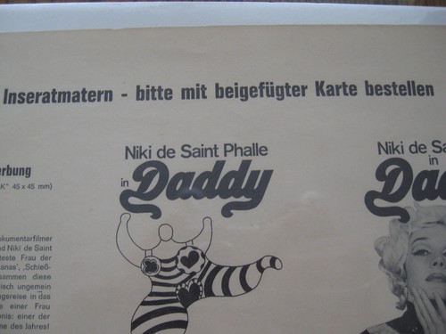 1973 Niki de Saint Phalle Film "Daddy" Promotional Marketing Poster - Picture 13 of 14