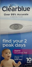 LOT OF 2 Clearblue Advanced Digital Ovulation Test 10 Tests BRAND NEW