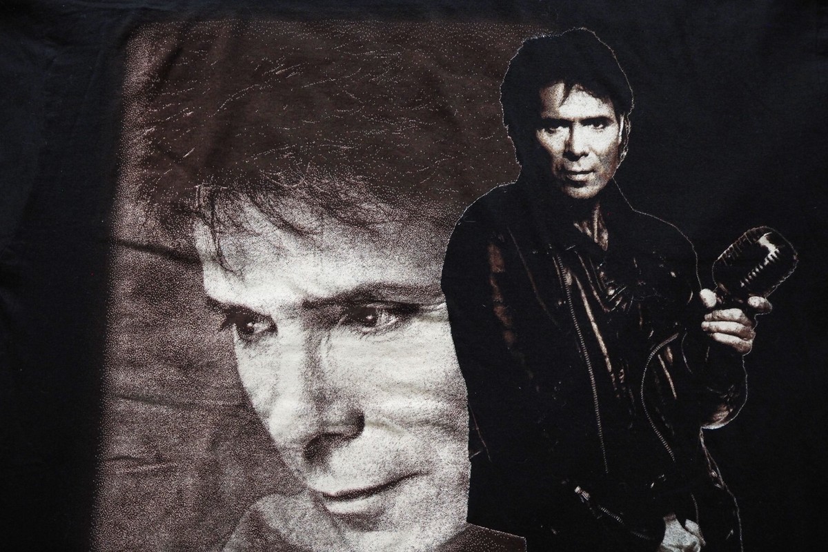Vintage Cliff Richard World Tour 1993 t-shirt rock music Size XL