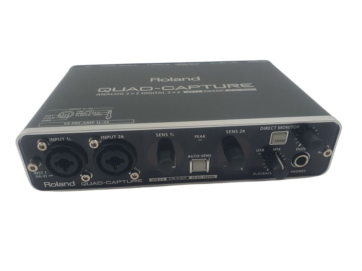 Roland UA-55 Quad-Capture USB & Midi 24-bit 192kHz Audio Interface