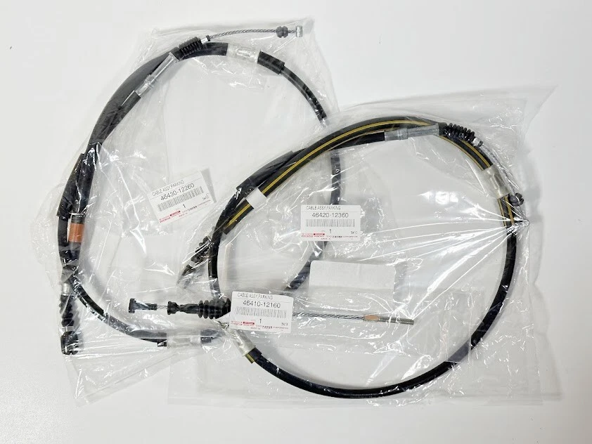 Toyota Genuine COROLLA CP 87-91 CABLE ASSY PARKING BRAKE Left & Right & Center - Imagem 3 de 4