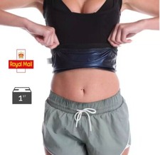 Womens Top Sportwear Body Fat Burner Vest Sauna Sweat Shaper Weight Loss Sweatin