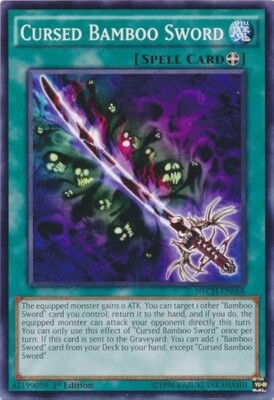 Verfluchtes Bambusschwert NECH 1st 1. Auflage Yugioh EX Cursed Bamboo Sword