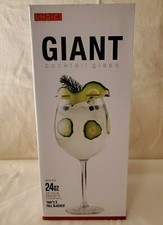 HOT GIANT COCKTAIL GLASS Holds A FULL 24 oz! 🍷 UNDICI Brand Boxed WHOLESALE
