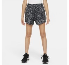 Nike One Big Kids' Girls' Dri-FIT High-Waisted Woven Training Shorts LARGE NWT