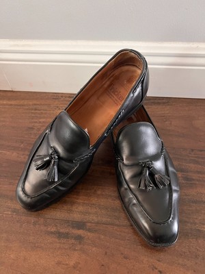 Trickers Sloane Black Leather Tassel Loafers 12 (UK 11) Made  display picture 3