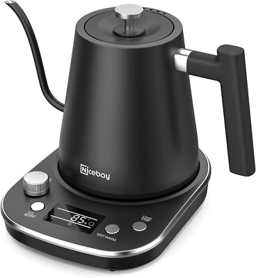 Nicebay SK-0804 Electric Gooseneck Electric Kettle with Heating Base - Renewed