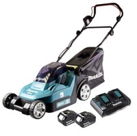 Makita Dlm 382 PG2 RasenmäHer 36 V ( 2X 18 V ) 38 Cm + 2X Akku 6Ah + Doppellader