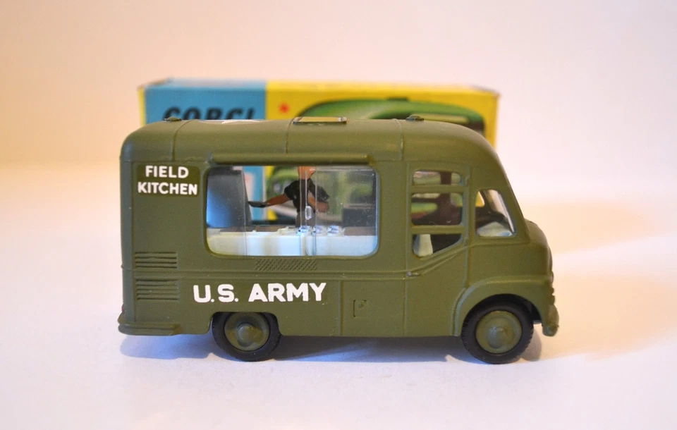 Rare Vintage Corgi ARMY FIELD KITCHEN No. 359 Toy Mint In Box - Image 3 of 4