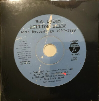 Bob Dylan - Millions Miles 4 Live Recordings 1997-1999 Brand New Sealed CD OOP