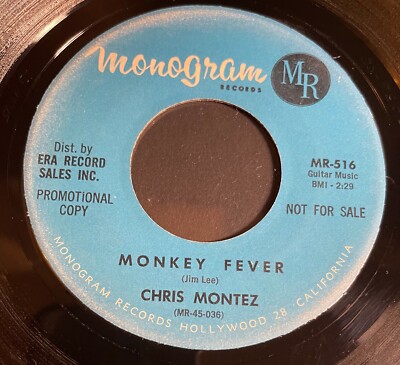promo CHRIS MONTEZ No, No, No / Monkey Fever 1964 Latin Rock boogie MR-516 VG++