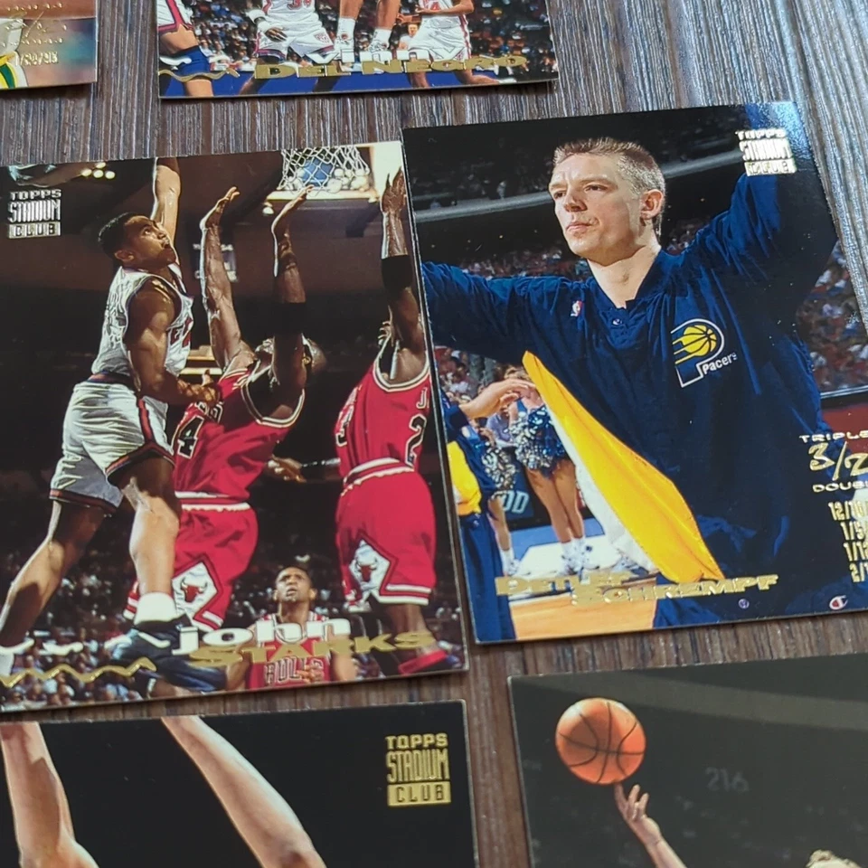  Lote 280+ Cartões de Basquete Topps 1992-2001, All-Star, rascunhos, Novato, Excelente - Imagem 4 de 4