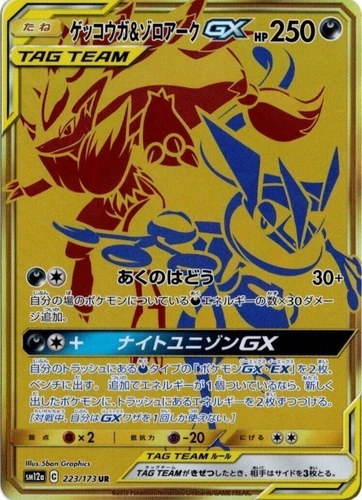 Greninja & Zoroark GX 223/173 Sm12a: Tag Team GX: Tag All Stars
