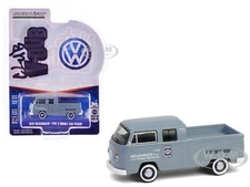 1978 VOLKSWAGEN TYPE 2 PICKUP VW SERVICE GRAY 1/64 DIECAST BY GREENLIGHT 36110 D