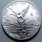 2023 1 Oz Onza Ley 999 SILVER MEXICO Libertad Plata Pura Coin Round No Reserve !