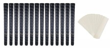 14 Piece Tacki Mac Midsize Pro Tour Black Wrap Grips 14 grips, 14 grip tapes 