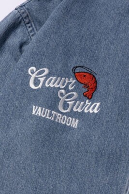 Vaultroom 24AW Hololive Gawr Gura DENIM SHIRT JACKET LL size