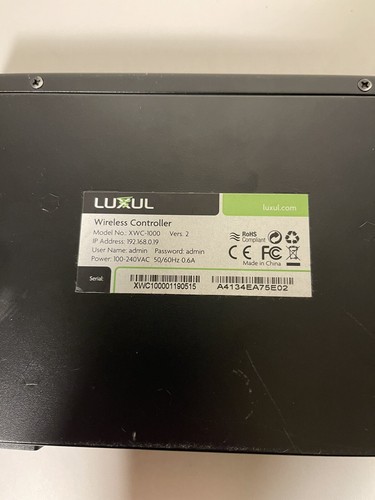 LUXUL WIRELESS CONTROLLER MODEL # XWC-1000 vers 2 - 第 6/6 張圖片
