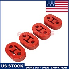 Set Of Four Heavy Duty Rubber Exhaust Tail Pipe Bracket Hanger Bushing Insulator Set Of Four Heavy Duty Rubber Exhaust Tail Pipe Bracket Hanger Bushing Insulator
