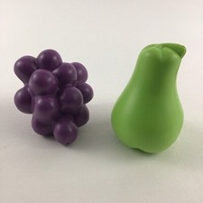 Little Tikes Vintage Pretend Play Food Healthy Fruit Pair Grapes Kitchen 80s Toy