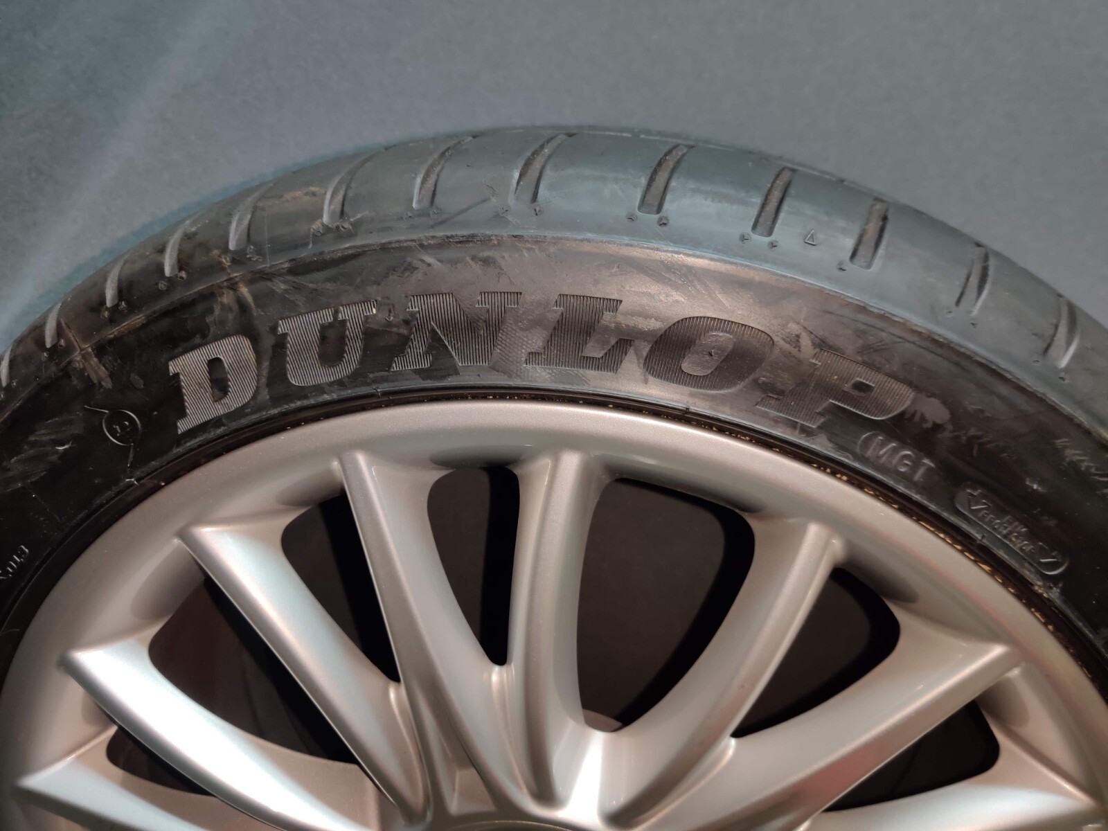 Maserati Silver Tritone 19" Staggered fit wheel set /parts 670010509 / 670010508