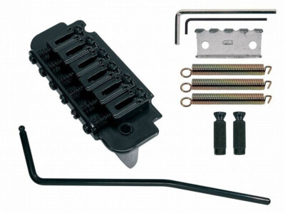 Roller Tremolo ML-Factory  2 Punkt-Aufhängung schwarz, Bolzenabstand 63 mm