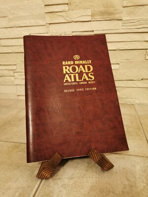 Rand McNally Road Atlas Deluxe 1992 Edition
