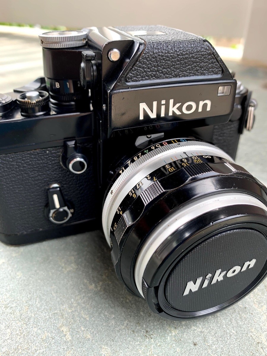 Black Nikon F2 Photomic with NIKKOR f2 50mm Non-Ai Lens | eBay