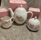 Sanrio Little Twin Stars Kiki Lala Sugar Pot Teapot Milk pitcher set Japan