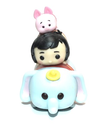Disney Tsum Tsum Small Vinyl Toy Three Toys Dumbo Mowgli Piglet Elephant D170