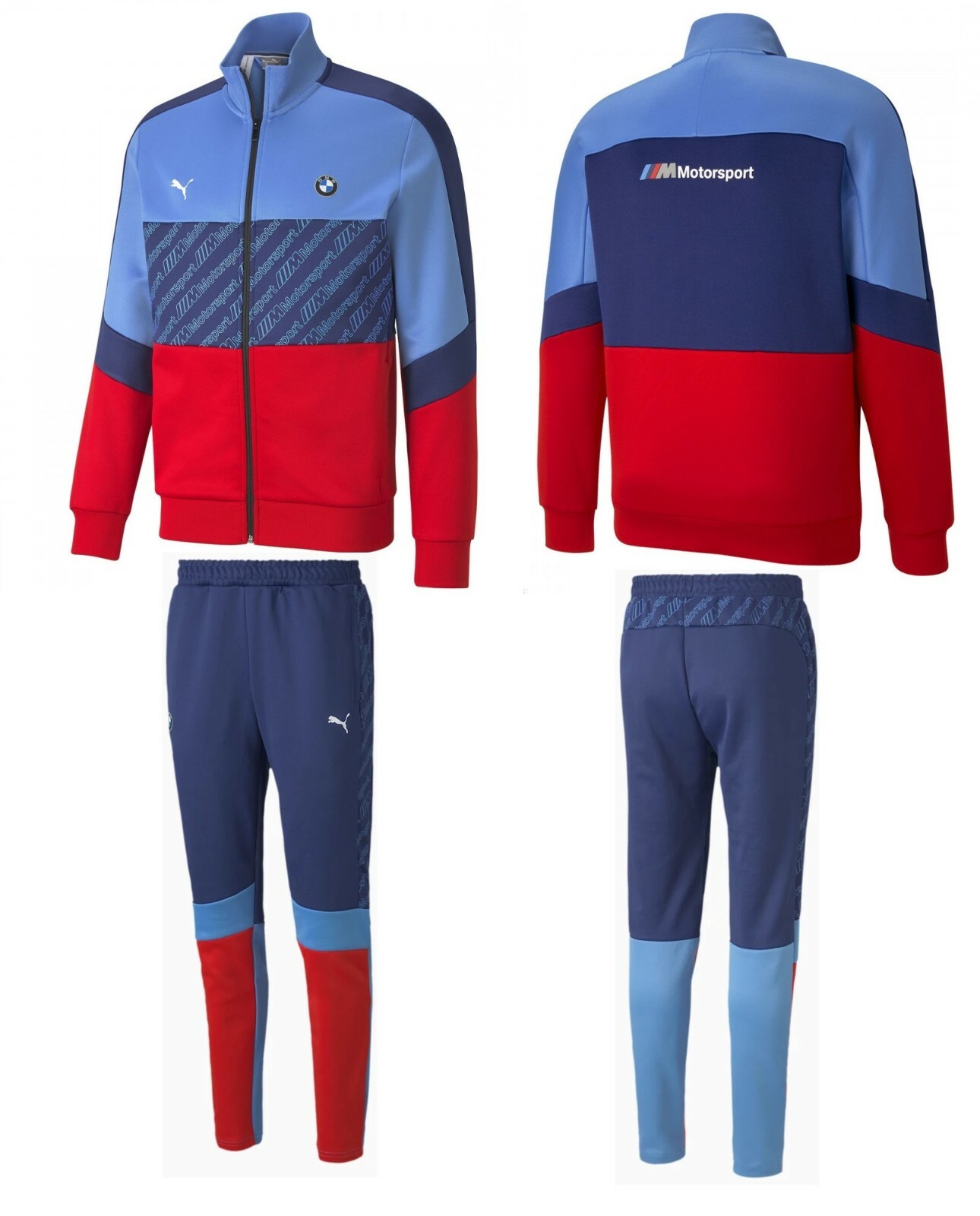 Veste BMW M Motorsport Puma Softshell Tracksuit Noir / Bleu