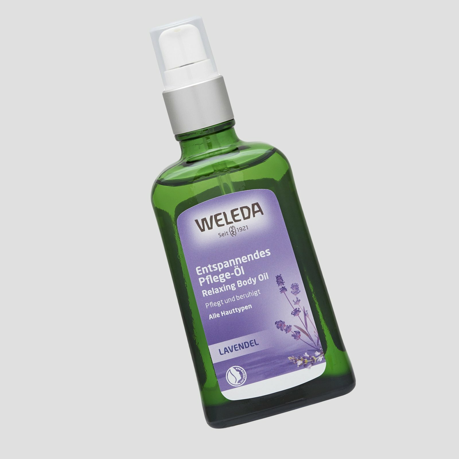 Weleda Lavender Relaxing Body Oil (Lavendel EntspannungsOl) With Pump