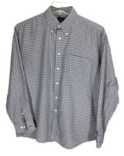 Jos. A. Bank Shirt Mens L Cotton Check Long Sleeve Button Down