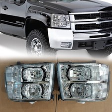Corner Headlights Replacement Fit For 2007-2013 Chevy Silverado 150025003500