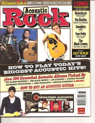 Album Cover Best Acoustic Versions Of Rock Songs Acoustic Rock