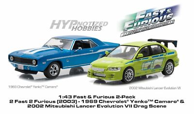 FAST&FURIOUS Lancer vs Camaro