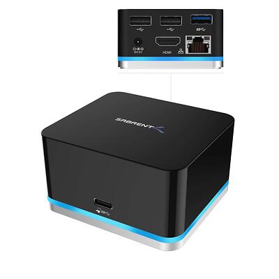 Sabrent 5 Port USB Type C Mini Continuum Docking Station (DS-CMND)
