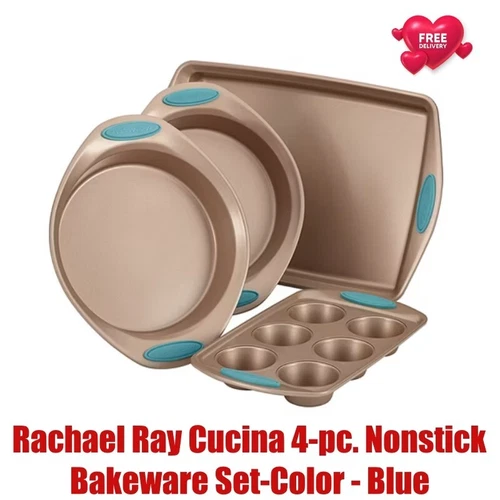 Rachael Ray Cucina 4-pc. Nonstick Bakeware Set-Color - Blue