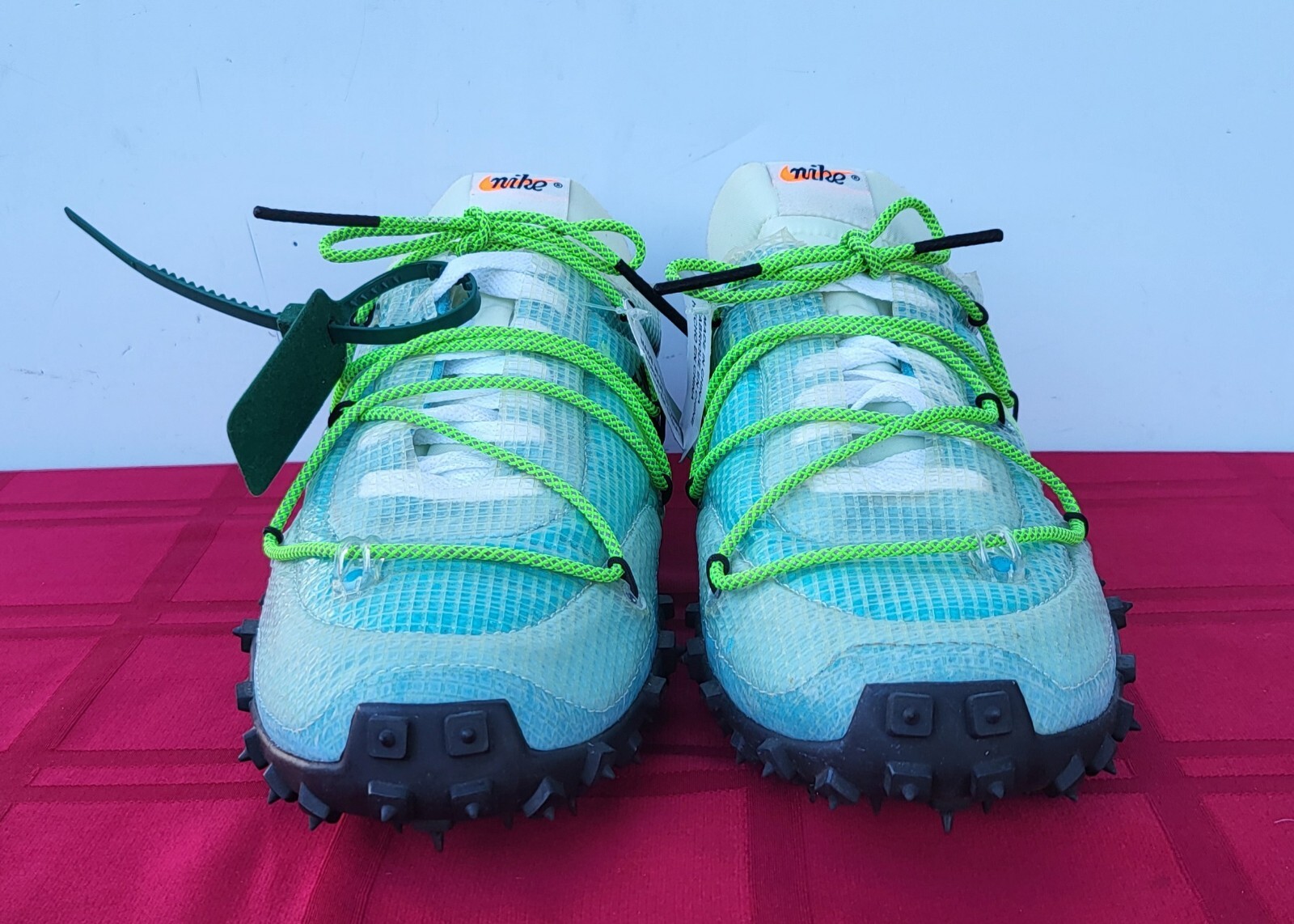 OFF WHITE X NIKE Sneakers donna Nike x Off White Waffle Racer 'Vivid Sky' CD8180 400 taglia:11 5