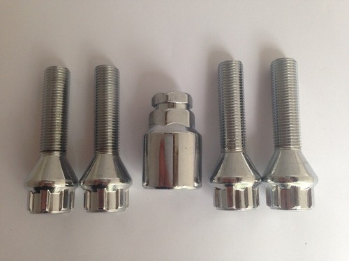20 x Pernos de rueda extendidos + 4 espaciadores de 10 mm para Mercedes M14 x 1,5 40 mm de largo - Imagen 2 de 3