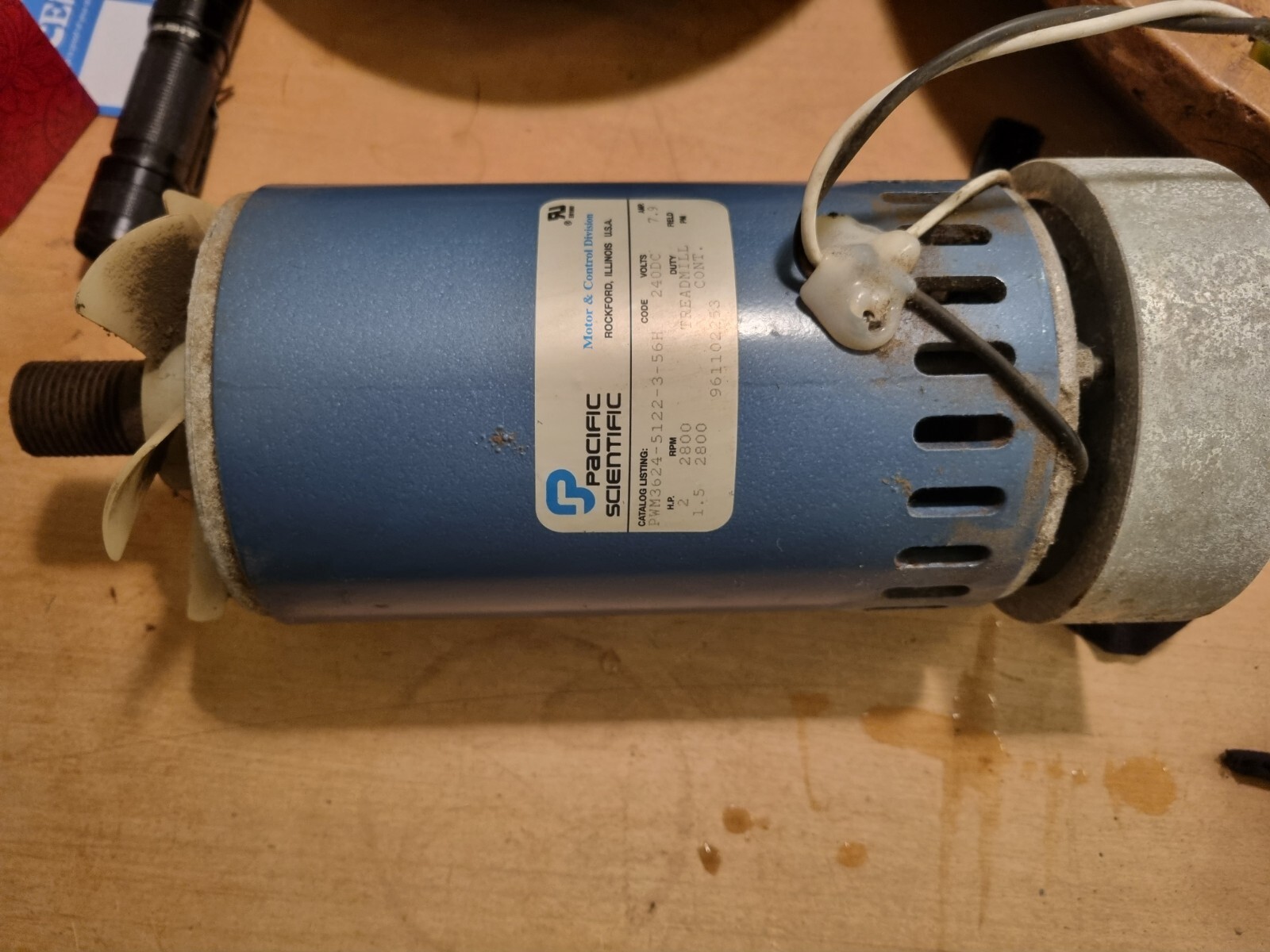 used electric motor 240 v Pacific Scientific Treadmill eBay